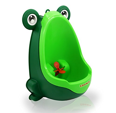 Zhoma Baby Urinal for Boys - Cute Frog Potty Training Urinal for Pee Trainer -