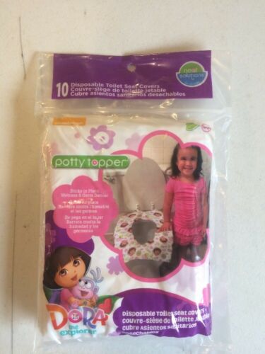 Neat Solutions Potty Topper Disposable Toilet Seat Covers Dora the Explorer 10Pk