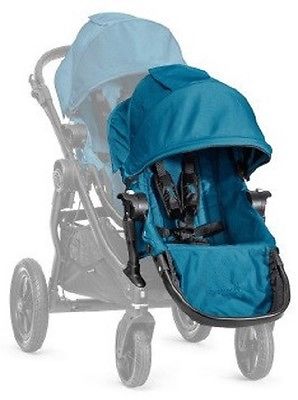 Baby Jogger City Select Black Frame Stroller Second Seat Kit Teal