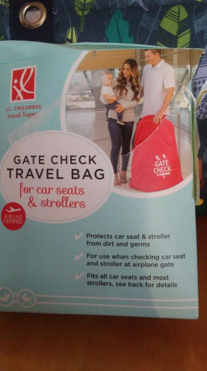 J.L. Childress Travel Happy Gate Check Travel Bag For Car Seats and Strollers