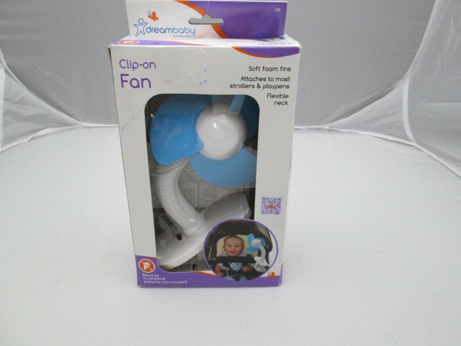 Dreambaby Clip On Stroller Fan Battery Operated Stroller Car Seat Ect..
