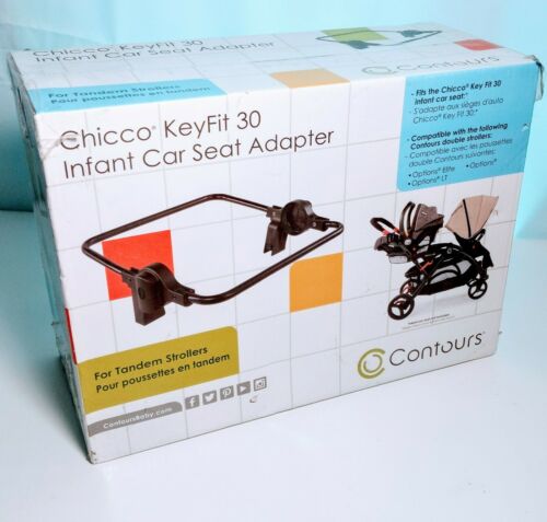 Contours Infant Car Seat Adapter for Tandem Strollers, Chicco KOLC-ZY015BLK1