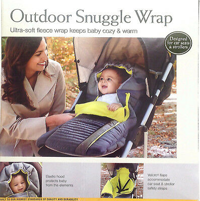 EDDIE BAUER ULTRA-SOFT OUTDOOR SNUGGLE WRAP-DESIGNED FOR CAR SEATS & STROLLERSS