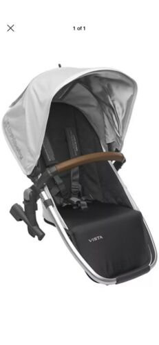 2018 UPPAbaby Vista RumbleSeat - Loic (White/Silver/Saddle Leather)