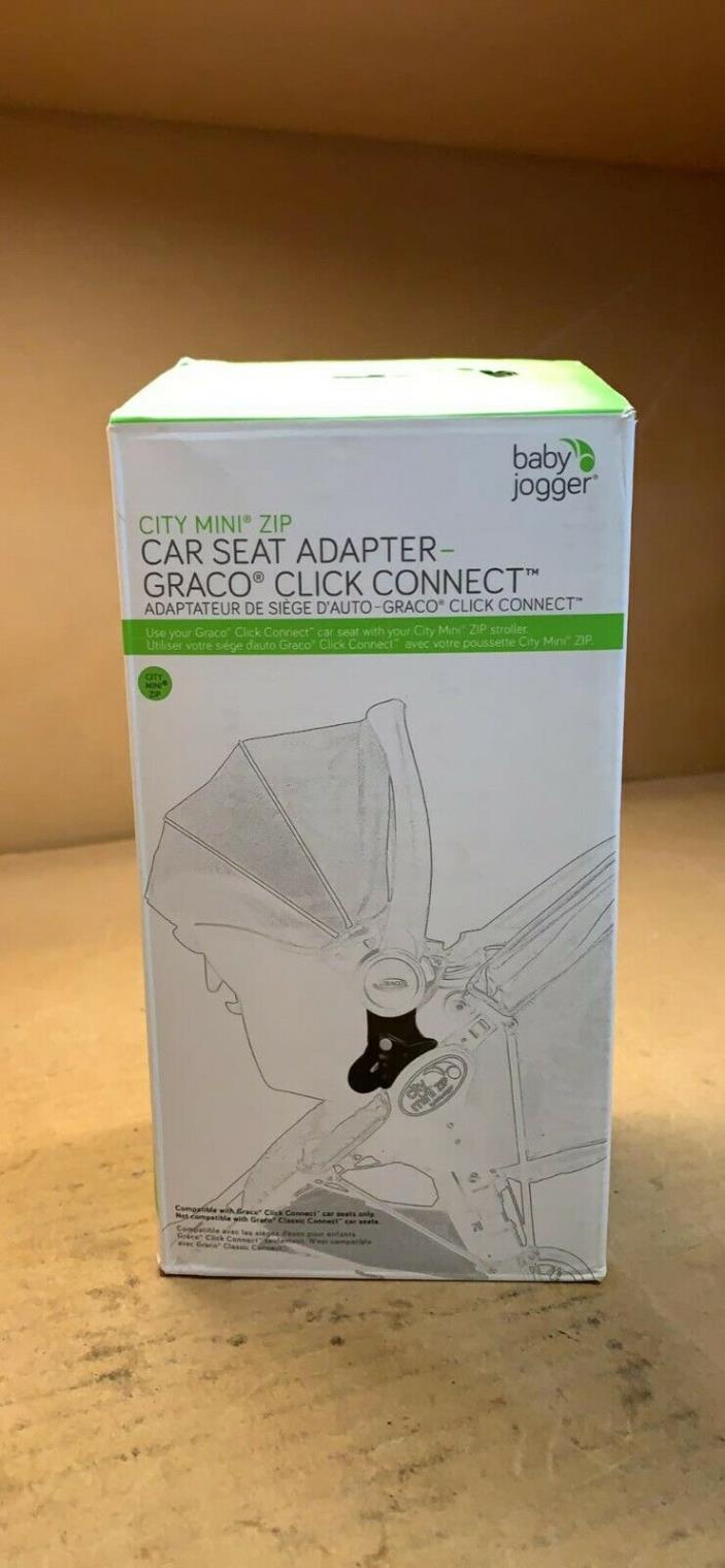 243MA5 Baby Jogger City Mini ZIPCar Seat Adapter - Graco Click Connect, Black