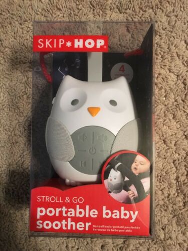 Night Lights Stroll & Go Portable Baby Soother Sound Machine, Owl New Free Ship