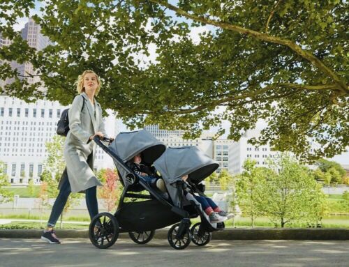 Baby Jogger City Select Lux Twin Tandem Double Stroller with Second Seat Slate