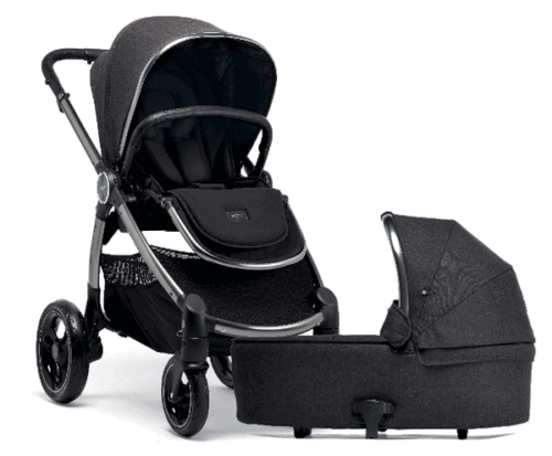 Mamas & Papas Ocarro Reversible Seat Baby Stroller w/ Bassinet Black/Anthracite