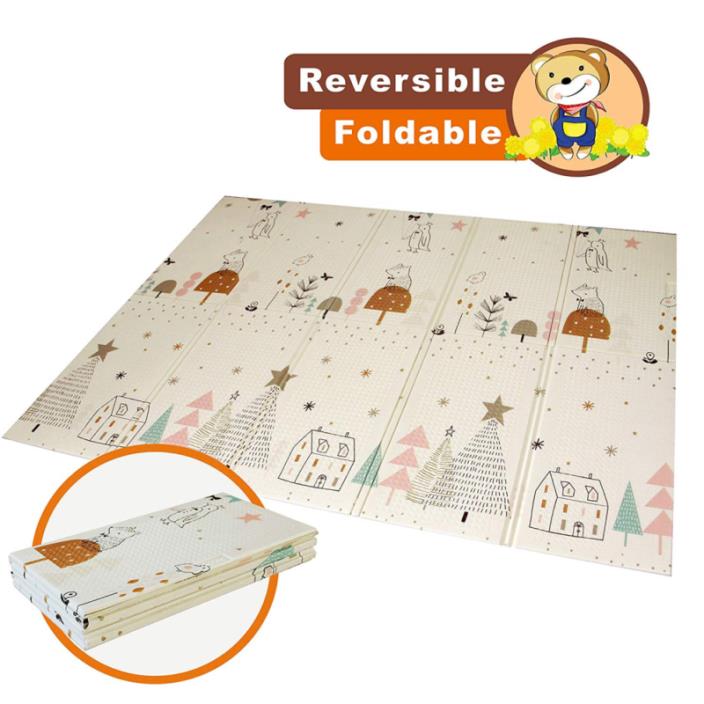 Baby Folding mat Play Extra Large Foam playmat Crawl Reversible Waterproof Porta