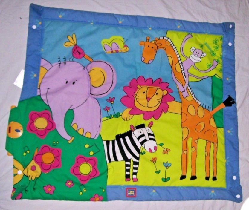 TINY LOVE Activity Play Blanket Infant Play Gym Mat Plays Music Flashing Lights