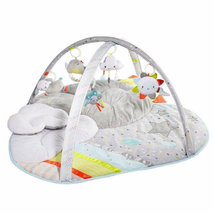 Skip Hop Silver Lining Cloud Baby Play Mat and Activity Gym, Multi