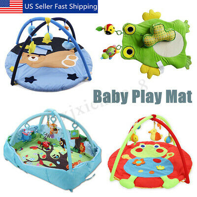 Baby Kids Playmat Animal Printed Center Pedal Game Activity Fitness Gym Mat US