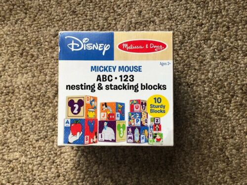 Melissa & Doug Mickey Mouse & Friends Nesting & Stacking Blocks B...