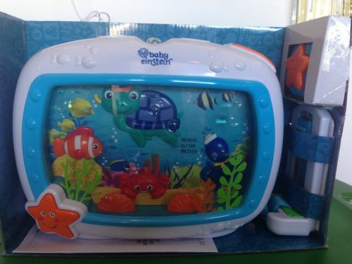 Baby Einstein SEA DREAMS Ocean Water Aquarium Fish Baby Crib Soother Music Toy