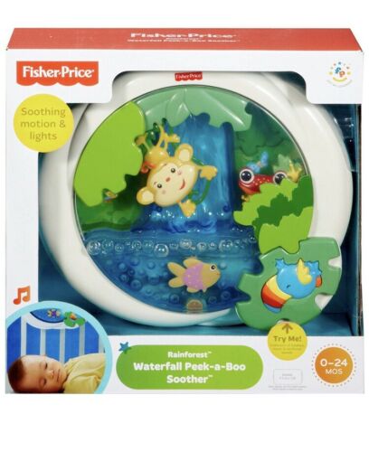 Fisher Price Rainforest Waterfall Peek A Boo Soother *Brand New*