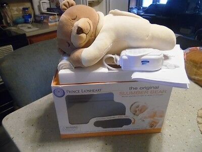 New in box- Prince the Lionhearted Original Slumber Bear-Mother's womb sounds.