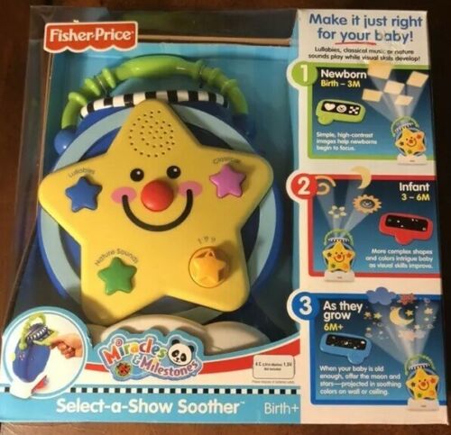 ?? Fisher Price Miracles & Milestone Select-A-Show Soother  ??