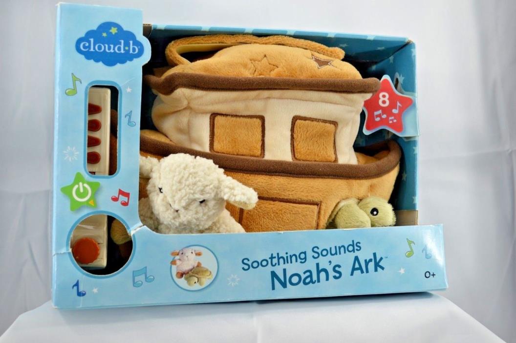 Cloud B Soother NOAH'S ARK  8 Soothing Sounds Baby Nursery Crib Toy New