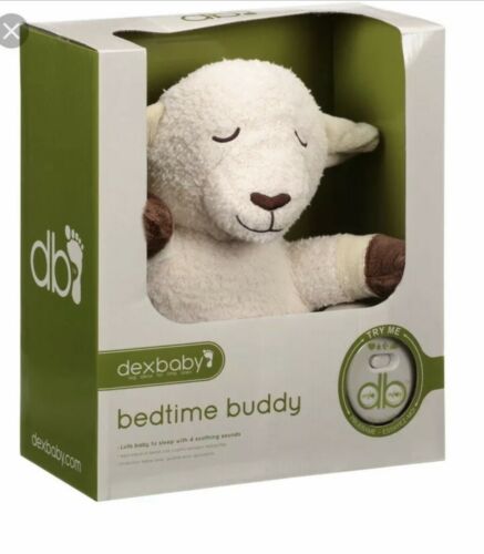 Dexbaby Soft Bedtime Lamb Womb Sound Soother, Heartbeat Buddy Sheep With timer