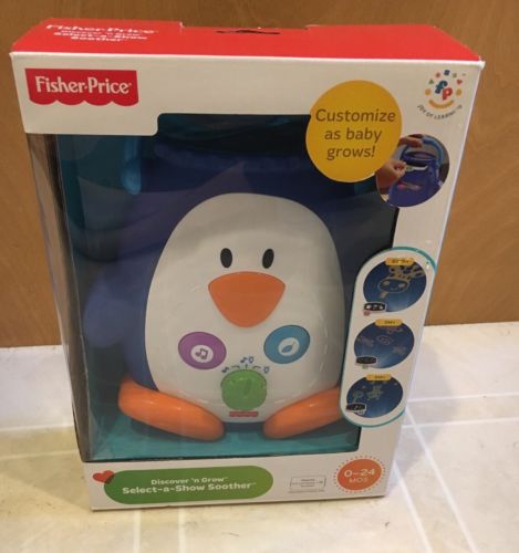 Fisher-Price Discover 'n Grow Select A Show Soother Penguin Music Projection New