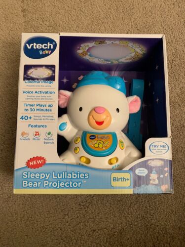 VTech Baby Sleepy Lullabies Bear Projector New In The Box
