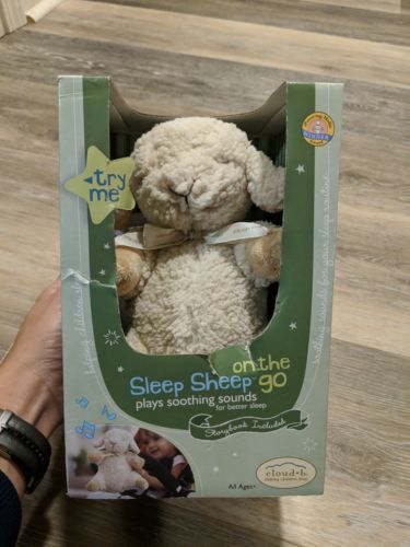 Cloud B Sleep Sheep Plush Soothing Baby Sounds Soft Stuffed Animal Nursery Night