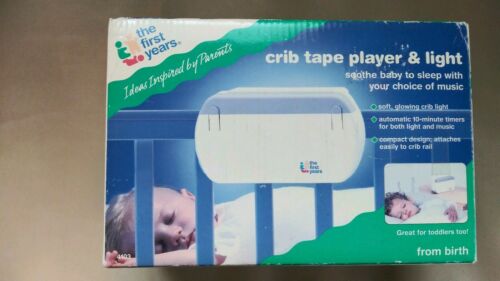 The First Years Crib Tape Player & Light #4103 Plays Audio Cassettes New