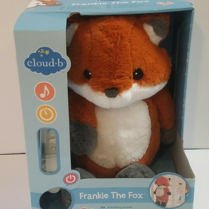 Cloud B Frankie the Fox - Baby & Toddler Plush Toy with Sound NWT #59