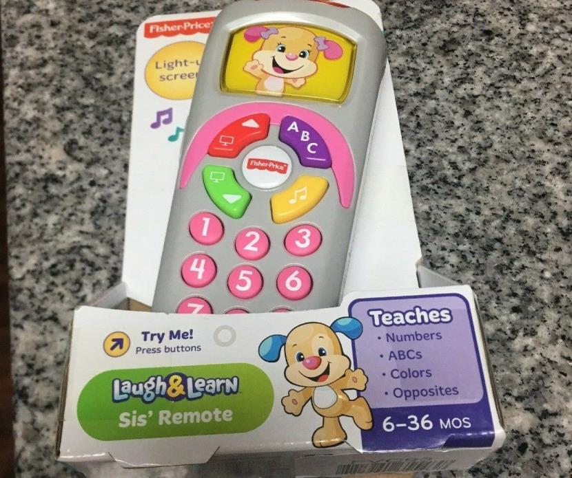 Fisher-Price Laugh & Learn Sis' Remote **NEW