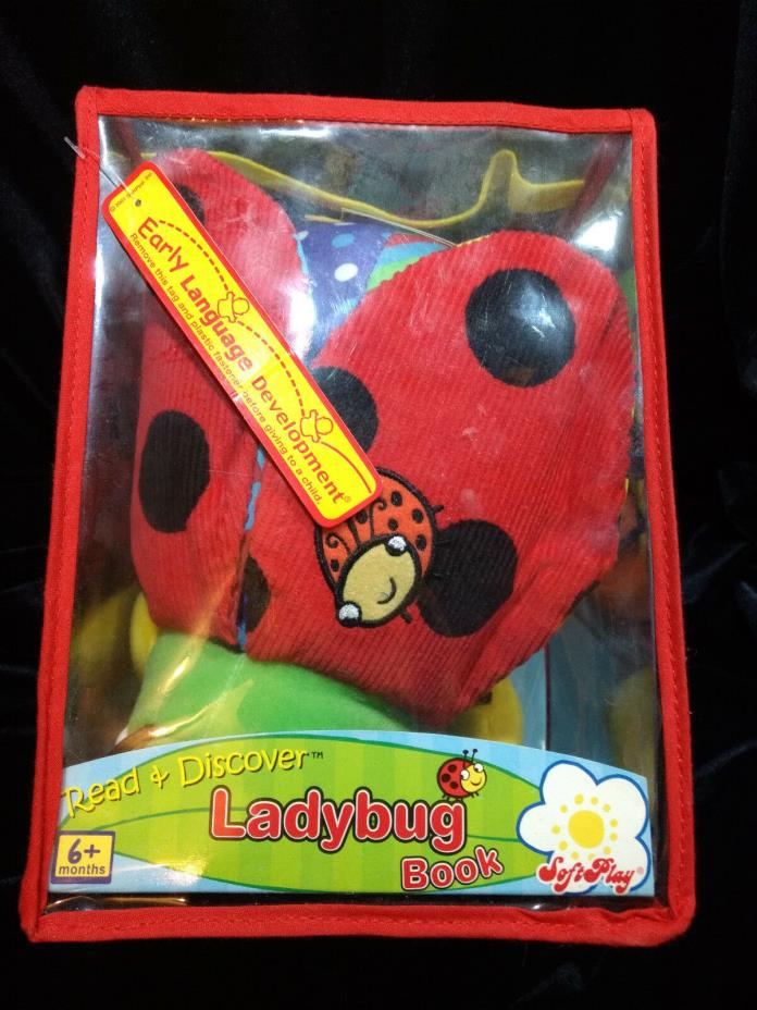 Read & Discover Cloth Ladybug Book by SoftPlay, Children's Ages 6 Months & Up