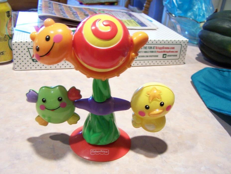 Fisher Price Suction Toy Snail/Frog/ Chick MATTEL
