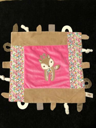 Maison Chic Girls Multifunction Teether Blankie Lovey-Preowned