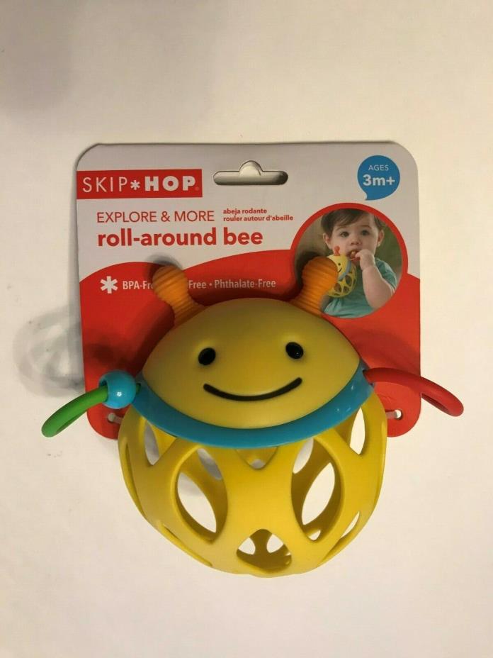 Skip Hop Explore and More Roll Around Rattle Toy - Bee