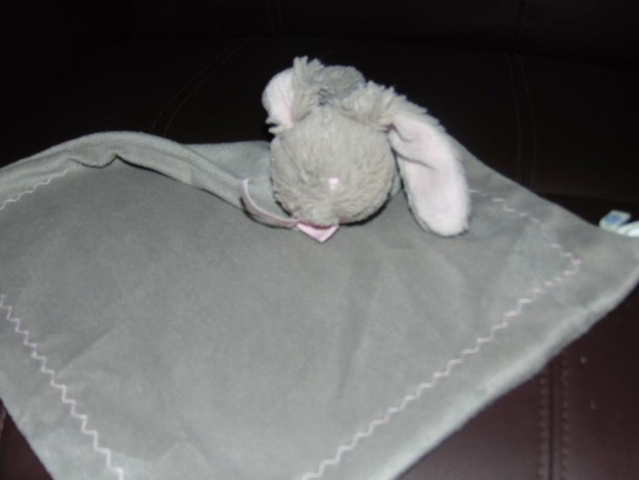 POTTERY Barn Kids Thumbie - Gray bunny blankie plush