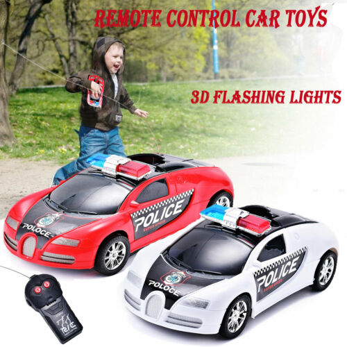 Electronic RC Car w/ Led Flashing Light Remote Control Toys Cars Truck Cool Toys