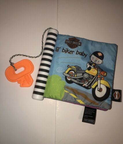 Harley Davidson “Lil’ Biker Baby” Soft Baby Book with Motorcycle Noise