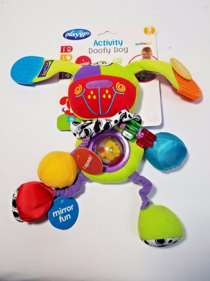 Playgro Activity Infant Doofy Dog  7+ Months Teething Learning& Activity NEW