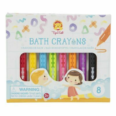 Bath Crayons 8 Pack (Tiger Tribe) - Bath Toy by Schylling (70127)
