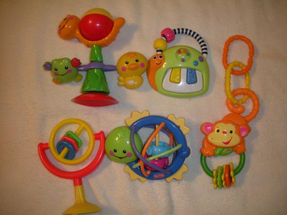 Lot of 5 Baby Toys High chair Fisher-Price Sassy The first Years