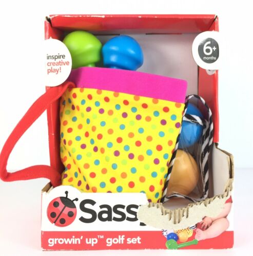 Sassy Growin Up Golf Set Playset Baby Infant Pretend Play FAST FREE SHIPPING