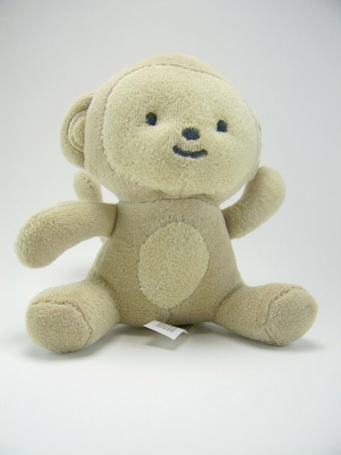 Monkey Plush Rattle Stuffed Toy Trisboro Quilt Mfg 6