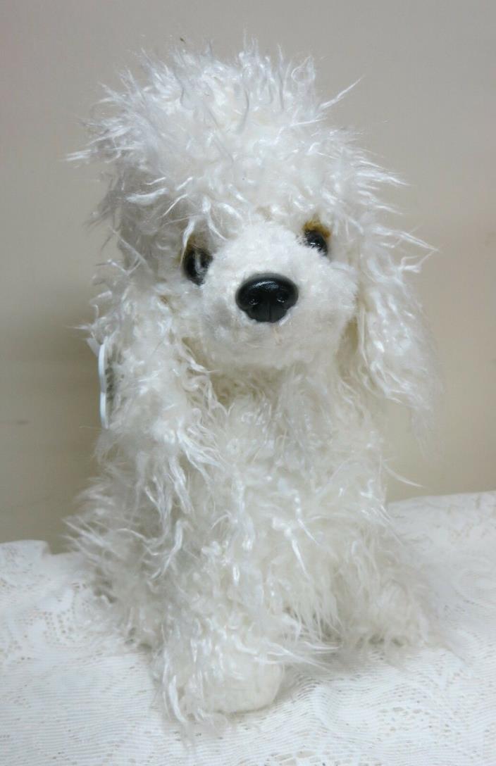 RUSS BERRIE White Poodle Dog COQUETTE  10