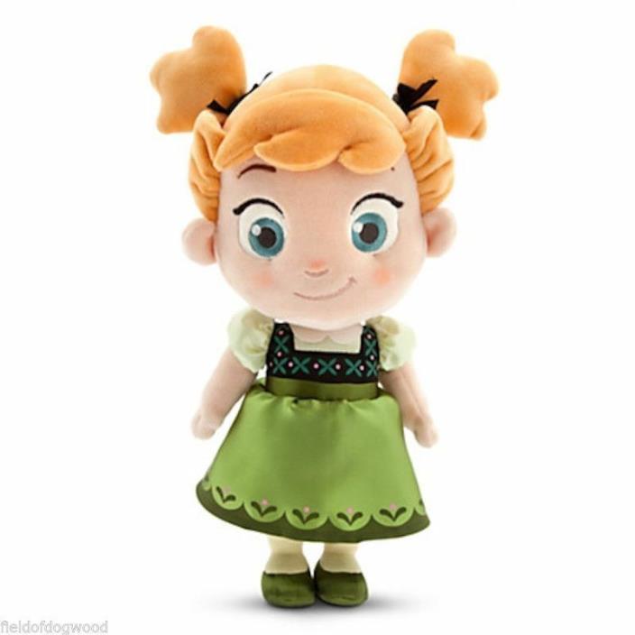 NWT Disney Store Frozen Anna Plush Animators' Collection 12
