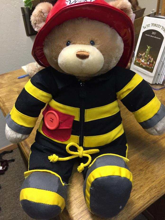 NEW GUND Teach Me Fireman Bear, Item # 58761