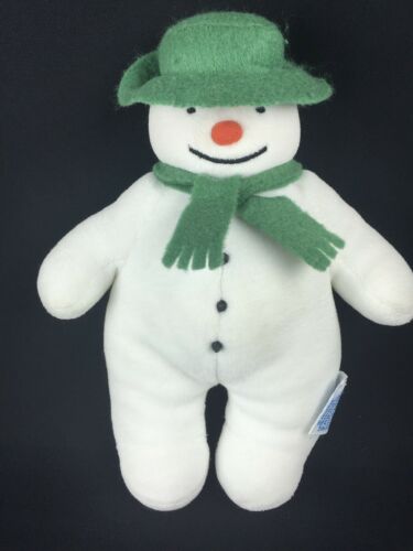 Eden The Snowman Raymond Briggs Book Green Hat Scarf Plush Doll 9