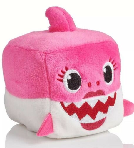 Singing Shark Cube Plush Pink Mommy Shark ENGLISH Version PINKFONG Shark