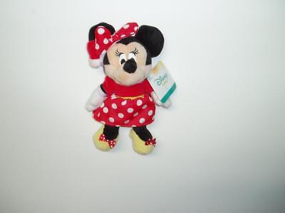 Disney Baby Minnie Mouse in Santa Hat Christmas Plush Rattle 8