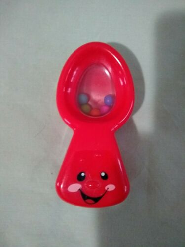 Red Baby Rattle Spoon Shaped! Free Shipping!