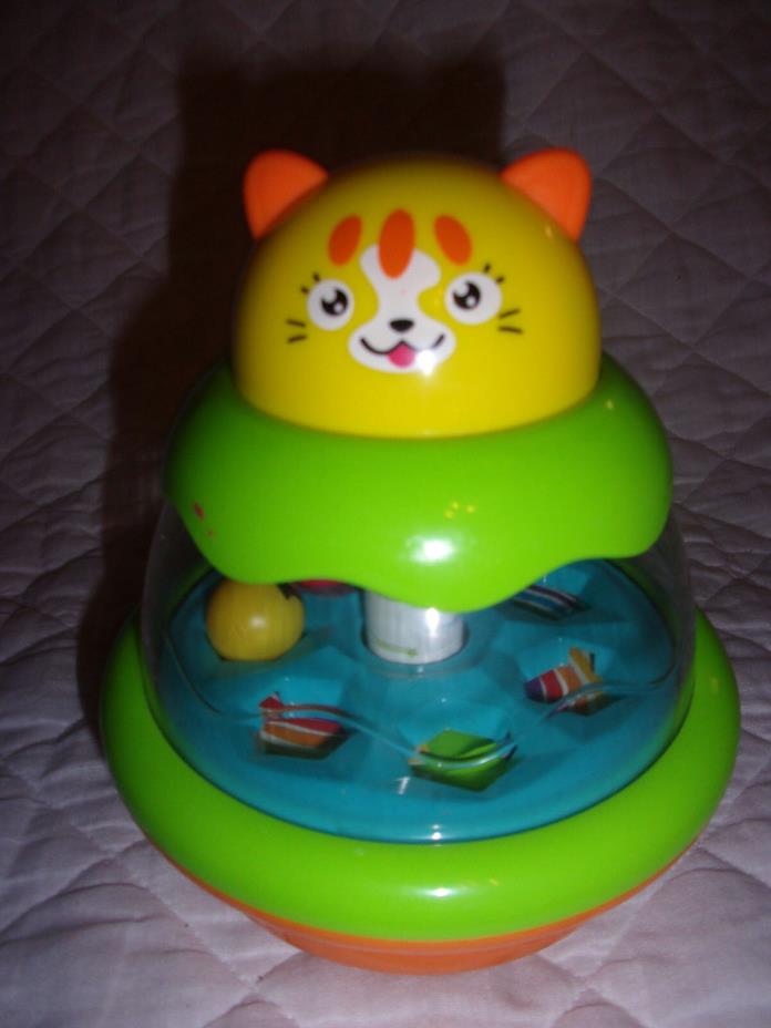 Playgo Spinning Pop Up Baby Kitty Rattles Sensory 7