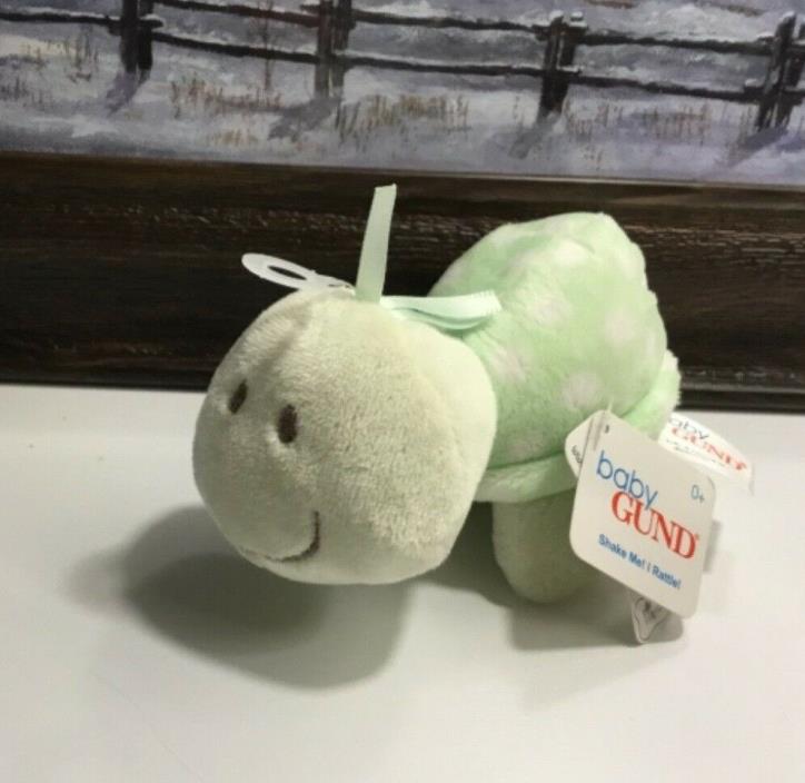 Gund Plush Baby Rattle Gund LOLLY GIRAFFE & FRIENDS Turtle Baby Rattle NEW NWT